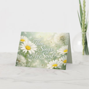 Carte Anniversaire Alors Chante Mon Âme Pissenlits et Ma