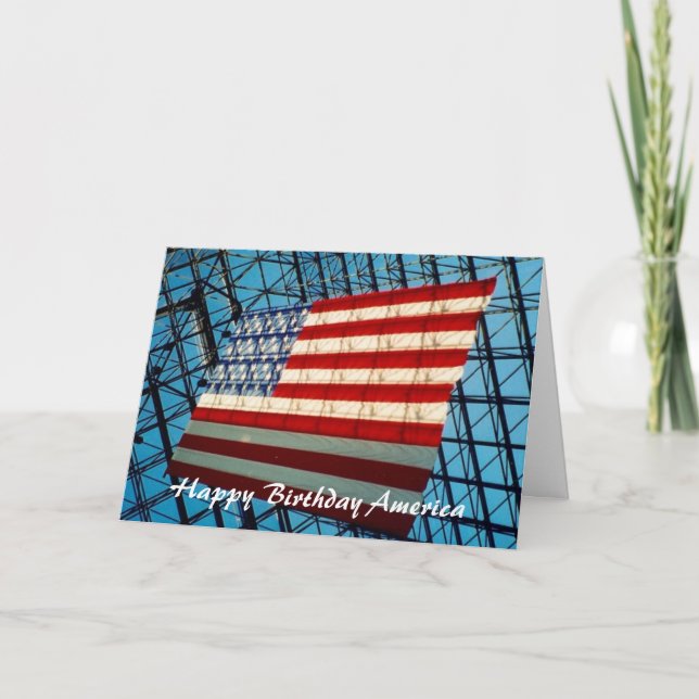 Carte anniversaire amérique (Devant)