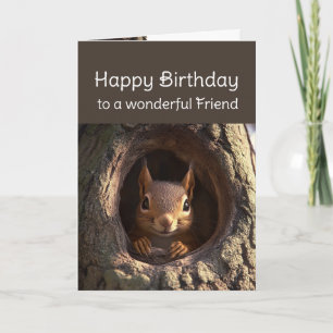 Carte Anniversaire Ami Cute Fun Nuages À propos de vous 