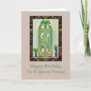Carte Anniversaire, Ami, Demeure de Vie avec Cabinet ant