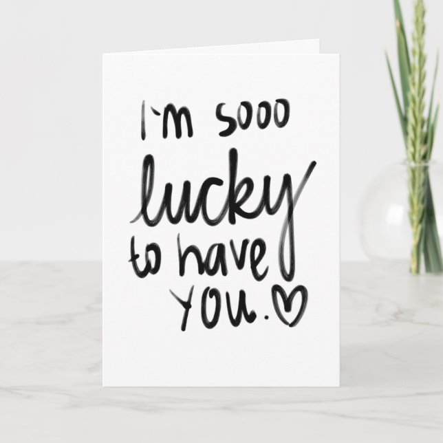 CARTE **ANNIVERSAIRE** AMOUR À L'AMOUR DE MA VIE (Devant)