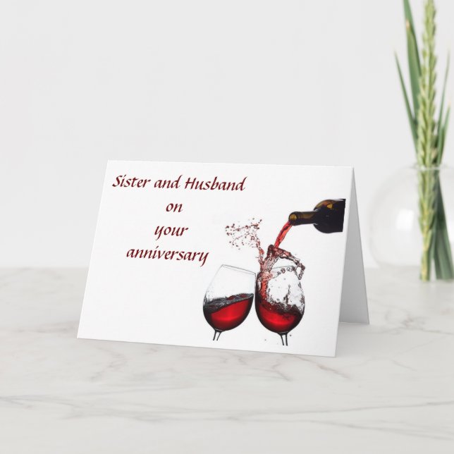 CARTE *ANNIVERSAIRE AMOUR* SOEUR/MARI (Devant)