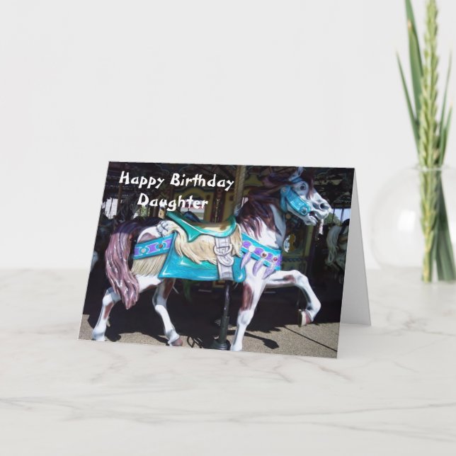 CARTE ANNIVERSAIRE AMUSANT SOUHAITE FILLE (Devant)