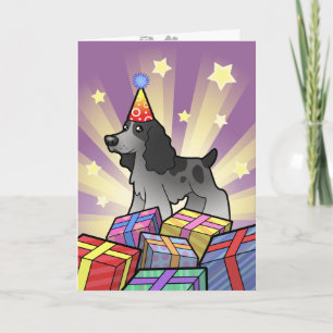 Carte Anniversaire Anglais Cocker Spaniel