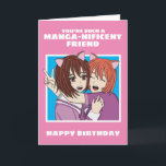 Carte Anniversaire Anime Et Manga Pour Le Meilleur<br><div class="desc">Envoyez votre meilleure amie qui aime anime & manga cette carte d'anniversaire kawaii pour lui souhaiter un joyeux anniversaire et lui faire savoir qu'elle est magnifique. Si vous souhaitez ajouter un autre message à l'avant de cette carte, le texte est entièrement modifiable et permet la personnalisation. La carte de voeux...</div>