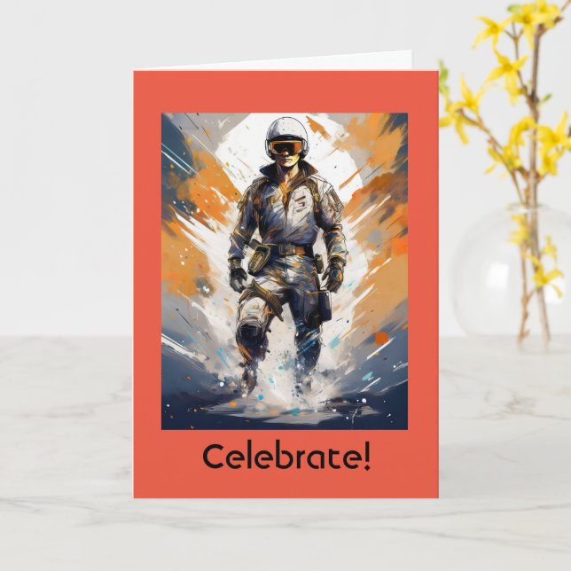 Carte Anniversaire Anniversaire, Carte Anniversair (Fleur jaune)