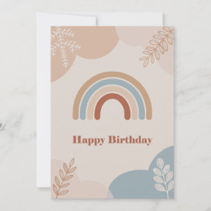 Carte Anniversaire Avec Arc En Ciel