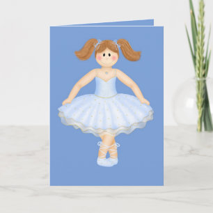 Carte Anniversaire Ballerina