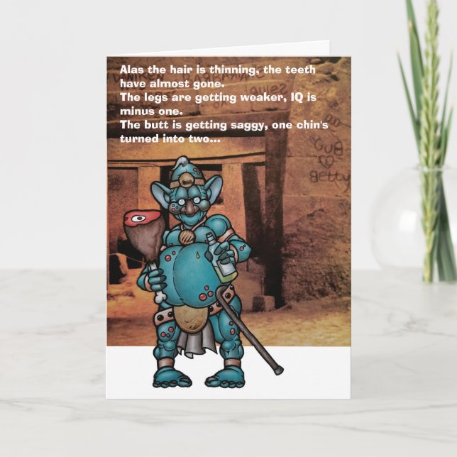 CARTE ANNIVERSAIRE BARBARE (Devant)