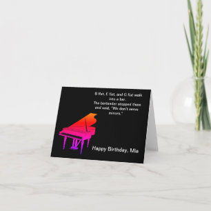 Carte Anniversaire Blague Clavier Drôle