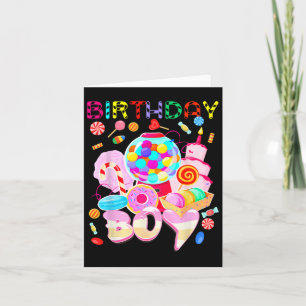 Carte Anniversaire Boy Candy Land Candy Crew Sweet Anniv