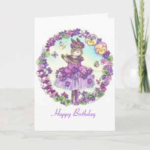 Carte anniversaire Bunny