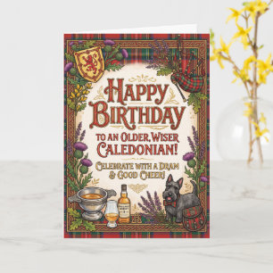 Carte Anniversaire Calédonien Écossais
