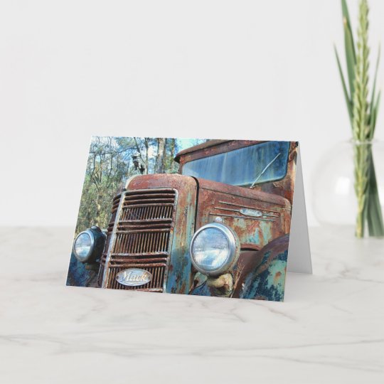 Carte Anniversaire Camion Vintage Humour Zazzle Fr