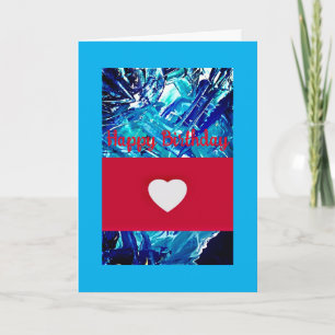 Carte Anniversaire, Carte Anniversaire 5" x 7" pli