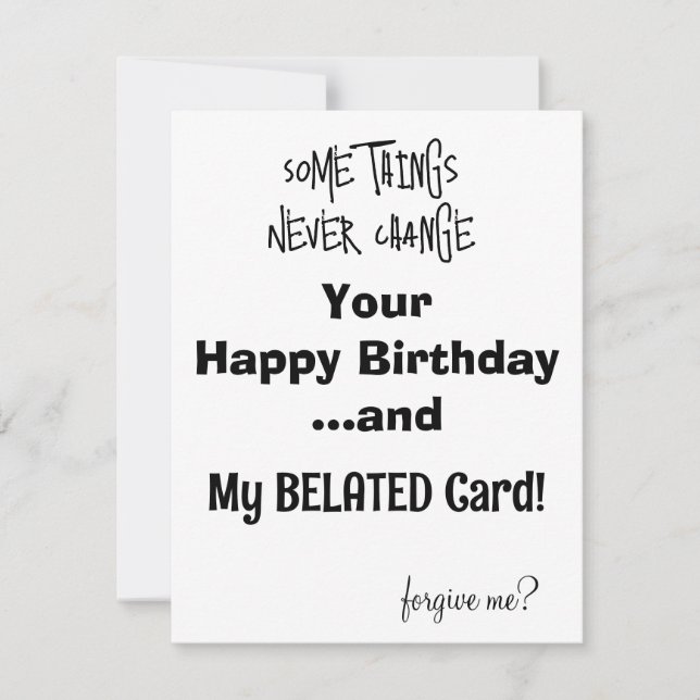 Carte Anniversaire Carte Anniversaire Carte FUNNY  (Devant)