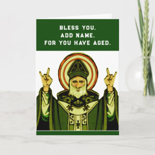 Carte Anniversaire catholique irlandais
