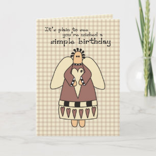 Carte Anniversaire clair et simple