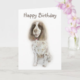 Carte Anniversaire Cocker Spaniel
