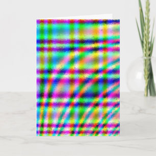 Carte Anniversaire coloré Abstrait