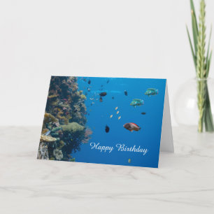Carte Anniversaire Coral Reef