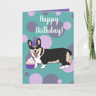 Carte Anniversaire Corgi