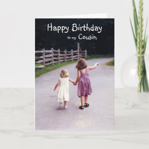 Carte Anniversaire Cousin Filles personnalisables sur Co