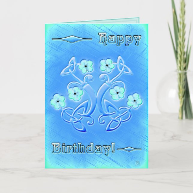 Carte Anniversaire cristallin 2 (Carte) (Devant)