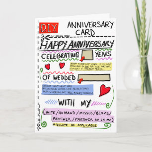 Carte anniversaire D.I.Y.
