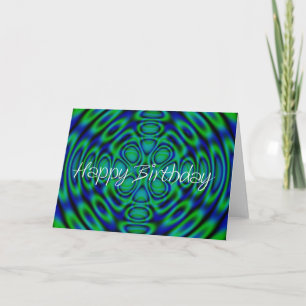 Carte Anniversaire d'Abstact