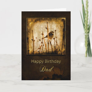 Carte Anniversaire - DAD- Nature/Bruant