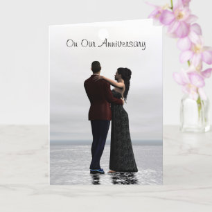 Carte Anniversaire Dancing Couple Fine Art