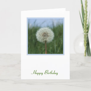 Carte Anniversaire Dandelion