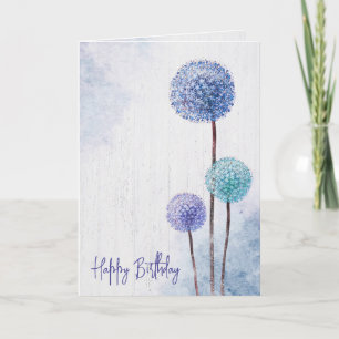 Carte Anniversaire Dandelions