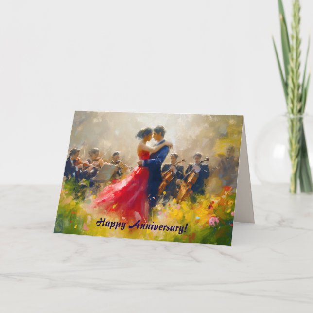 CARTE ANNIVERSAIRE DANSE POUR TOUJOURS (Devant)