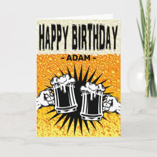 Cartes Biere D Anniversaire Zazzle Fr