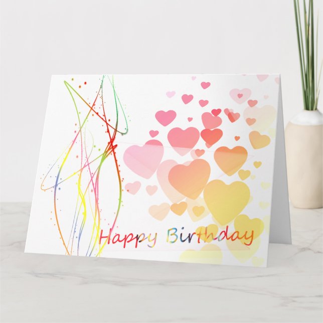 Carte Anniversaire d'Artsy (Devant)