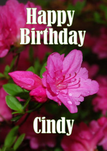 Cadeaux Joyeux Anniversaire Cindy Zazzle Fr