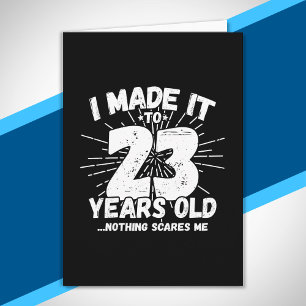 Carte Anniversaire de 23 ans - Amusant 23ème Anniversair