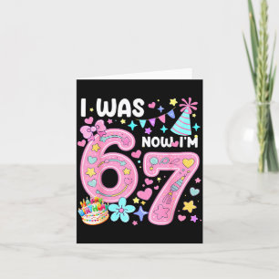 Carte Anniversaire de 7 Ans J'avais 6 Ans Maintenant J'a