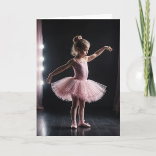 Carte Anniversaire De Ballerina Pour Petite-Fille