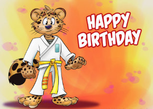 Cartes De Karate D Anniversaire Zazzle Fr