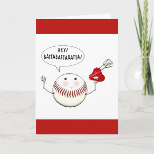Carte Anniversaire de baseball