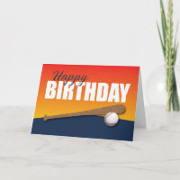 Anniversaire de baseball sur Blue et Orange Athlet