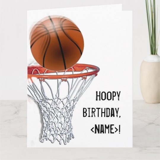 Carte Anniversaire De Basket Ball Zazzle Fr