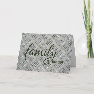 Carte Anniversaire de beau-frère gris métal design