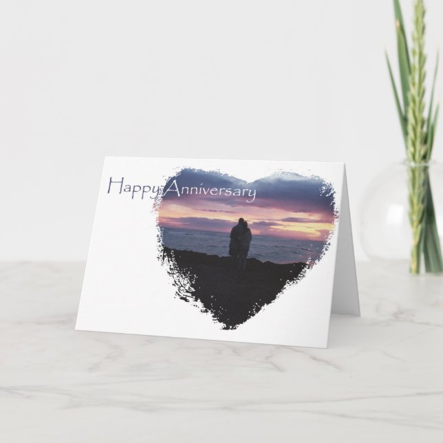 Carte Anniversaire de bord de la mer pour le mari (Devant)