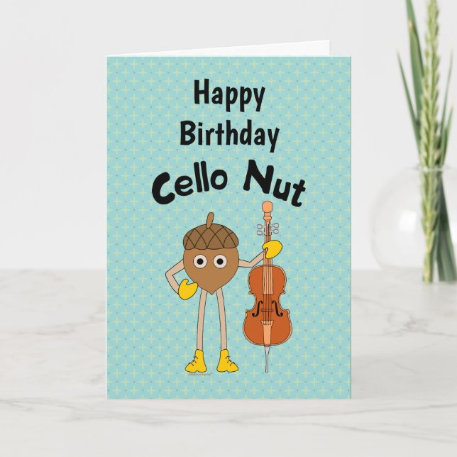Carte Anniversaire de Cello Nut (Devant)