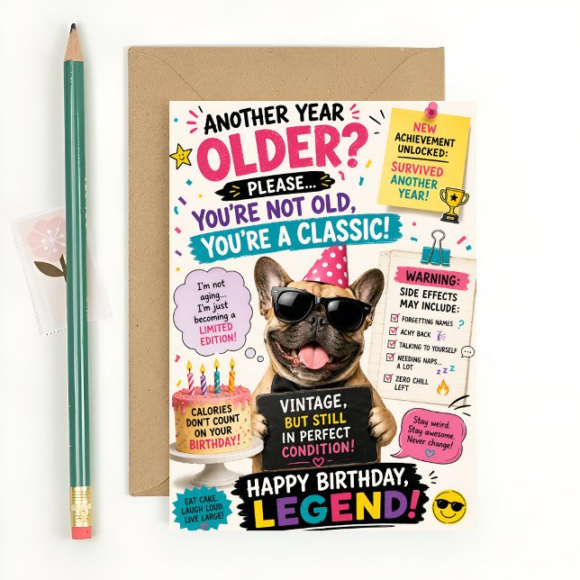 Carte Anniversaire de chat drôle (Créateur téléchargé)