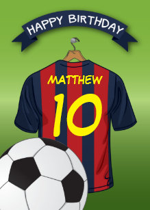 Cartes Du Football D Anniversaire Zazzle Fr